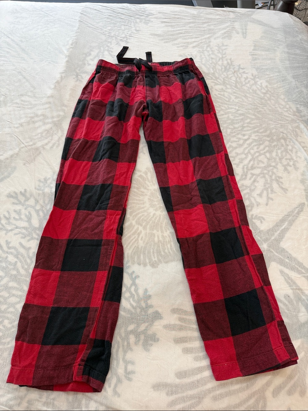 Old Navy Red and Black Buffalo Plaid Lounge Pajama Pants